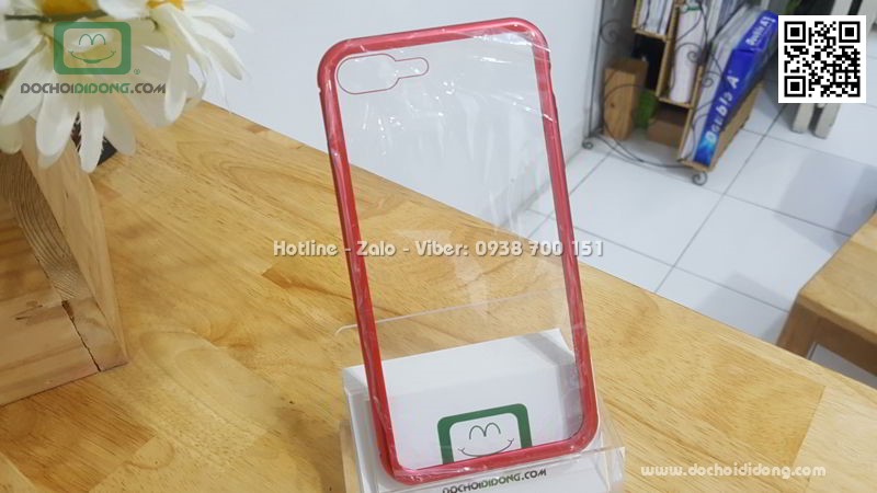 Ốp lưng nam châm iPhone 7 8 Plus Likgus lưng kính trong