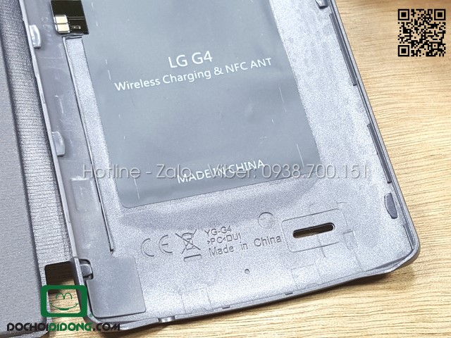 Flip cover LG G4 tích hợp chip sạc không dây