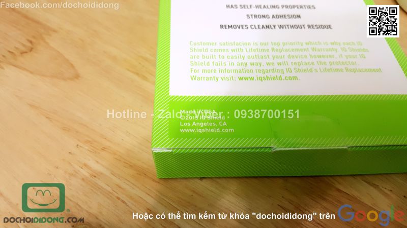 Miếng dán màn hình Samsung Galaxy Note 7 IQ Shield full màn hình