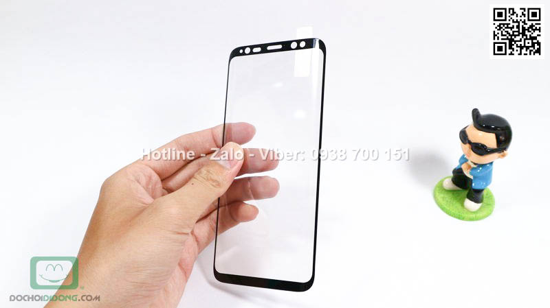 Miếng dán cường lực Samsung Galaxy S8 Baseus 3D chính hãng