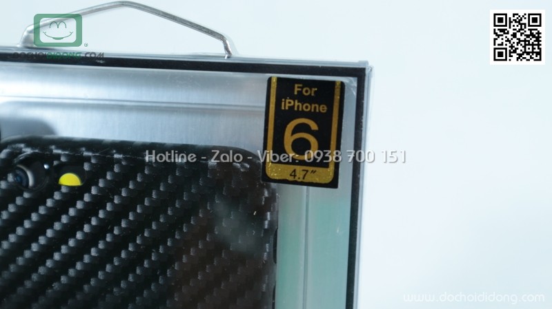Ốp lưng iPhone 6 6S iCan carbon siêu mỏng