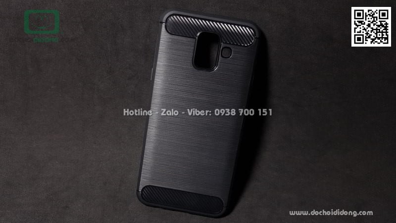 Ốp lưng Samsung A6 2018 Likgus chống sốc vân kim loại