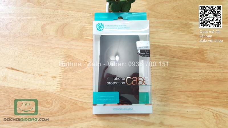 Ốp lưng Asus Zenfone Zoom ZX 551ML Nillkin vân sần