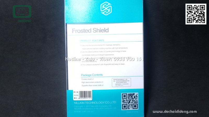 Ốp lưng Asus Zenfone 5z ZS620KL Nillkin vân sần