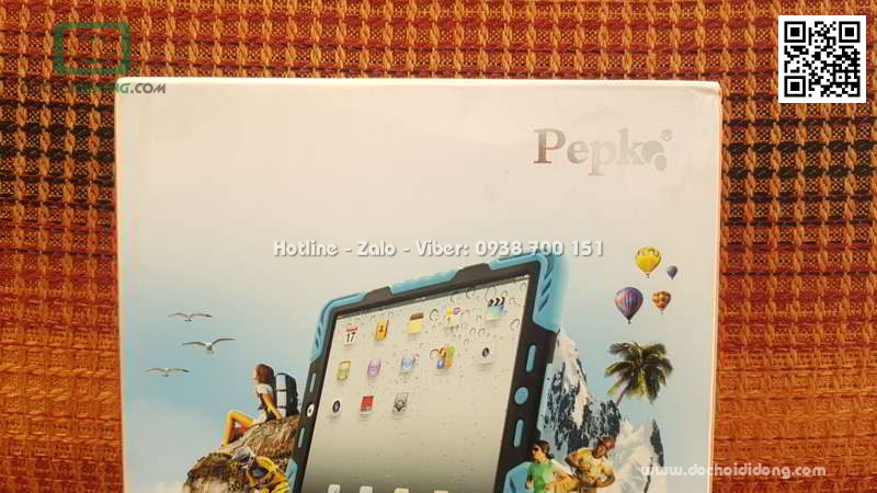 Ốp lưng chống sốc iPad Air 2 Pepkoo có chống lưng