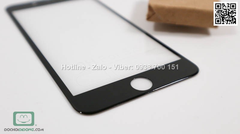 Miếng dán cường lực iPhone 7 Plus 4D full màn hình 9H