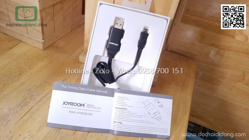 Cáp sạc MicroUSB Joyroom JR-ZS200 thông minh hiển thị LED kỹ thuật số