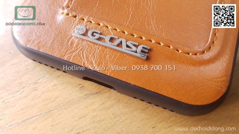 Ốp lưng iPhone X G-case Makesty Series nhét card
