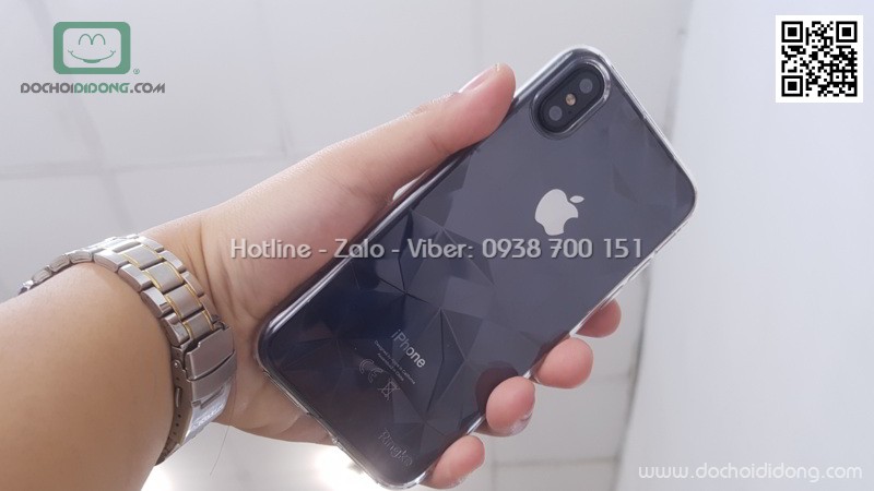 Ốp lưng iPhone X Ringke Air Prism