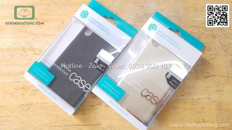 Ốp lưng iPhone XS Nillkin vân sần