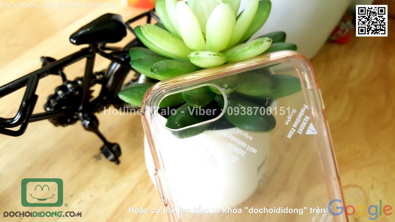 Ốp lưng iPhone 7 Ringke dẻo trong cao cấp