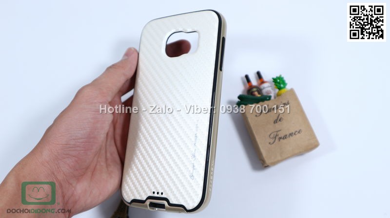 Ốp lưng Samsung Galaxy S6 Mercury Bumper Skin chống sốc