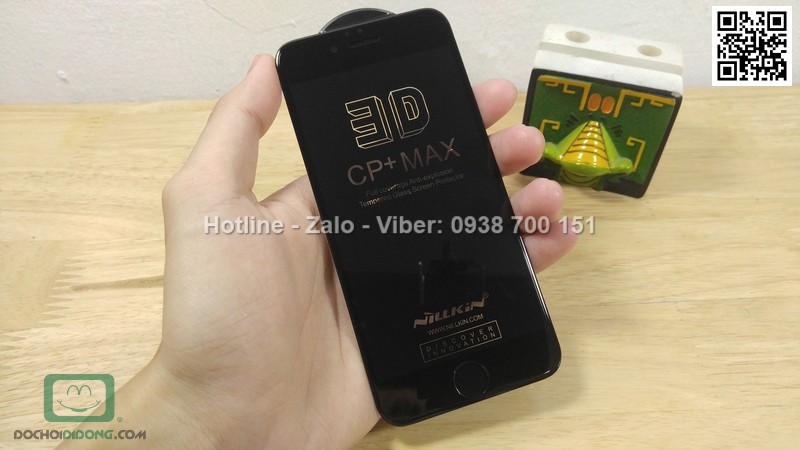 Miếng dán cường lực iPhone 6 6s Nillkin 3D CP Max full màn hình 9H