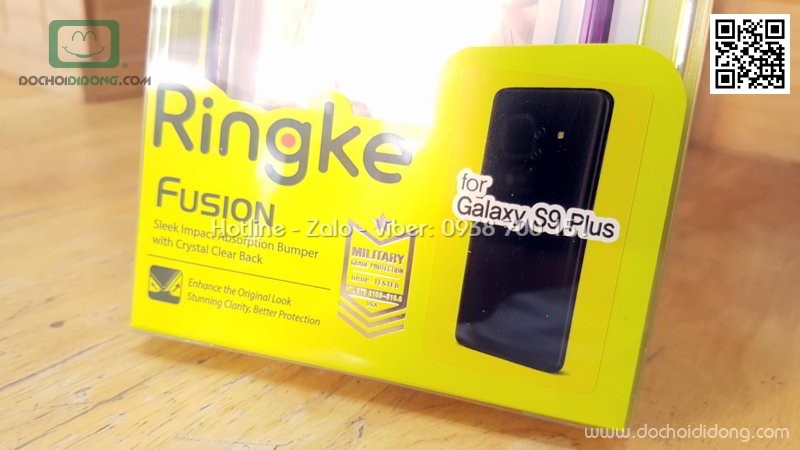 Ốp lưng Samsung S9 Plus Ringke Fusion