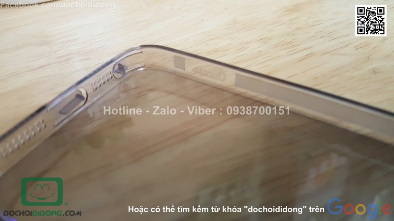 Ốp lưng iPhone 5 5S OU dẻo trong siêu mỏng