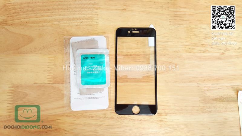 Miếng dán cường lực iPhone 6 6s Hoco full màn hình