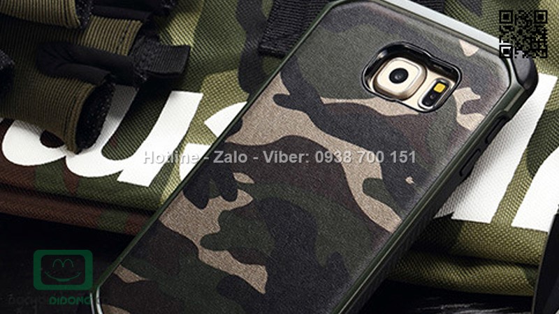 Ốp lưng Samsung Galaxy S6 Edge Plus quân đội chống sốc