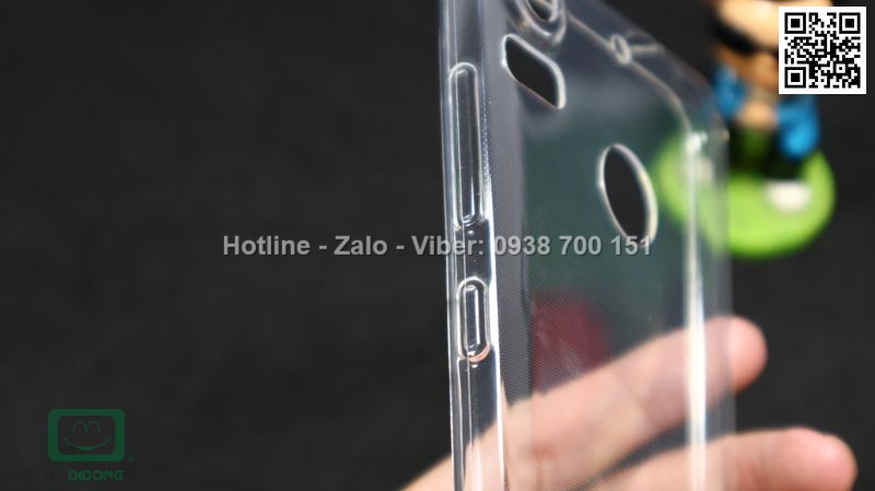 Ốp lưng HTC Desire 10 Pro iSmile dẻo trong siêu mỏng