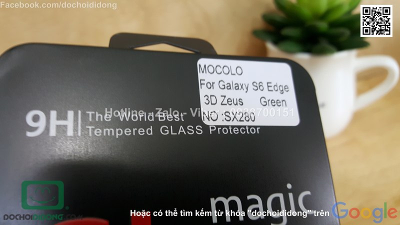 Miếng dán cường lực Samsung Galaxy S6 Edge KYK 9H cao cấp