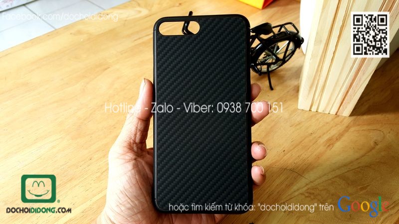 Ốp lưng iPhone 7 Plus Nillkin Carbon