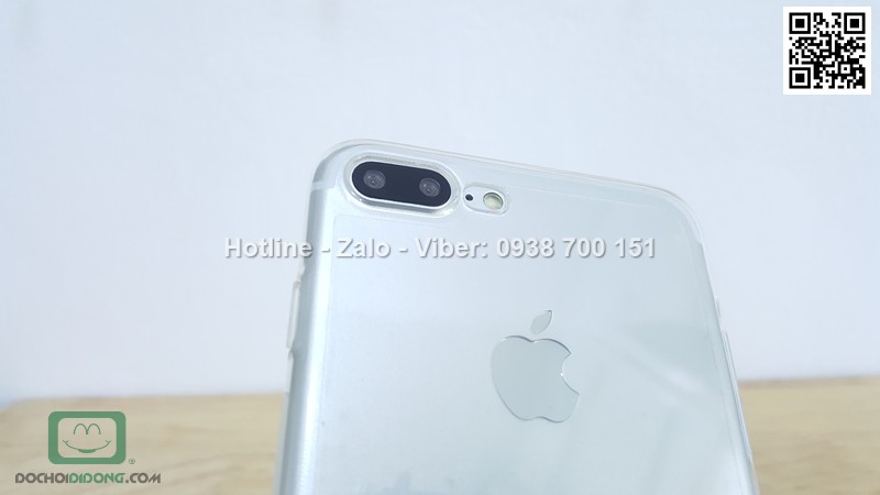 Ốp lưng iPhone 8 Plus Ou dẻo trong siêu mỏng