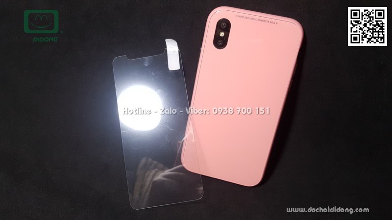 Ốp lưng nam châm iPhone X XS Likgus Candy Series lưng màu