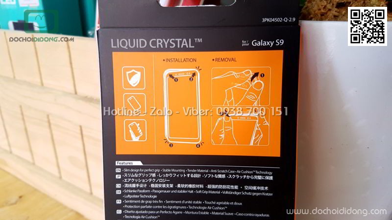 Ốp lưng Samsung S9 Spigen Liquid Crystal