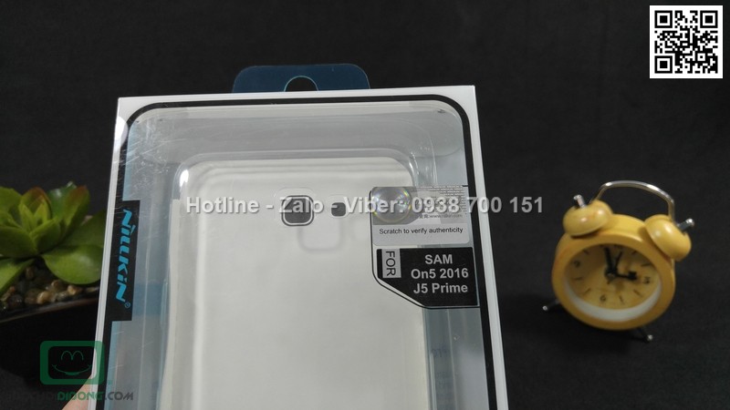 Ốp lưng Samsung Galaxy J5 Prime Nillkin dẻo trong siêu mỏng