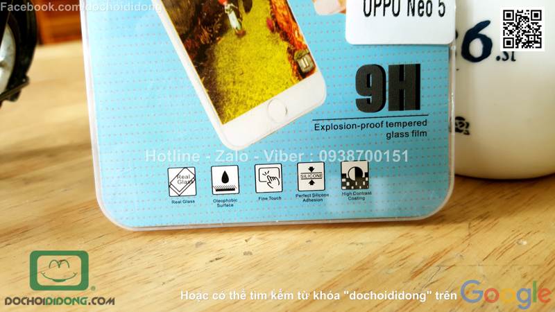 Miếng dán cường lực Oppo Neo 5 Onjess 9H