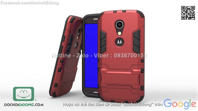 Ốp lưng Motorola Moto G Gen 2 Iron Man chống sốc có chống lưng