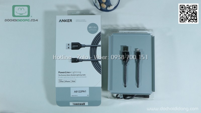 Cáp Lightning Anker Powerline+ 1.8m