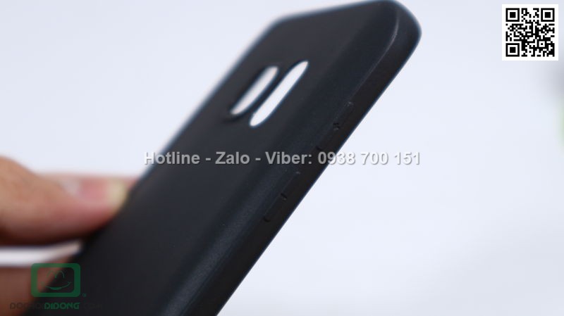 Ốp lưng Samsung Galaxy S7 dẻo nhám đen siêu mỏng bảo vệ camera