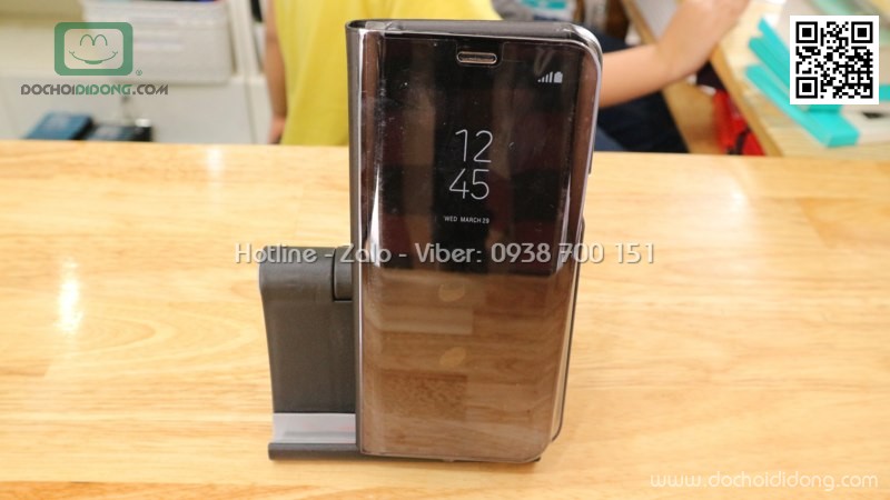 Bao da Clear View Samsung S8 loại 1