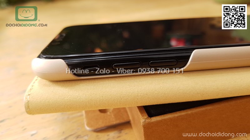 Bao da iPhone X Memumi Lily trượt nghe trực tiếp