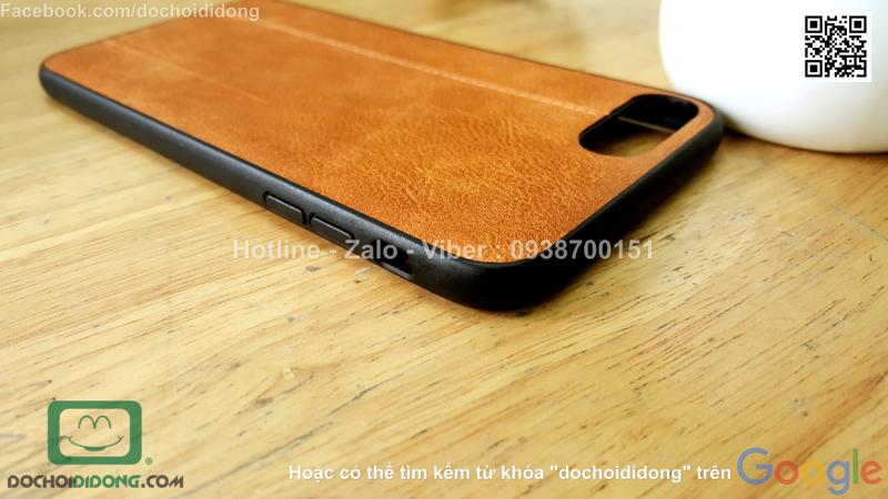 Ốp lưng iPhone 7 Plus Mean Love lưng da chống sốc