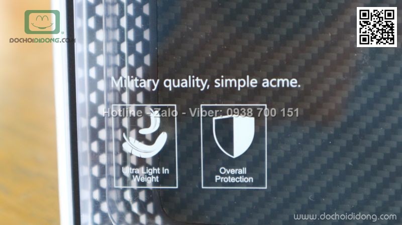 Ốp lưng Samsung Galaxy S8 Nillkin carbon