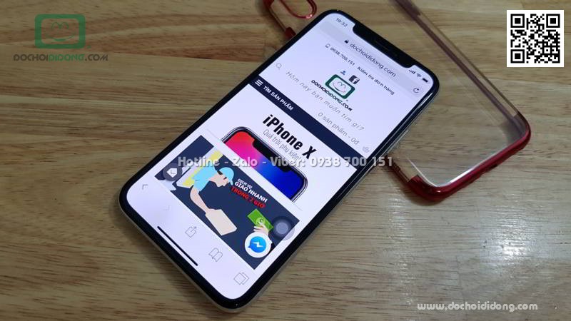 Miếng dán cường lực full màn hình iPhone X XS Zacase 3D Elite