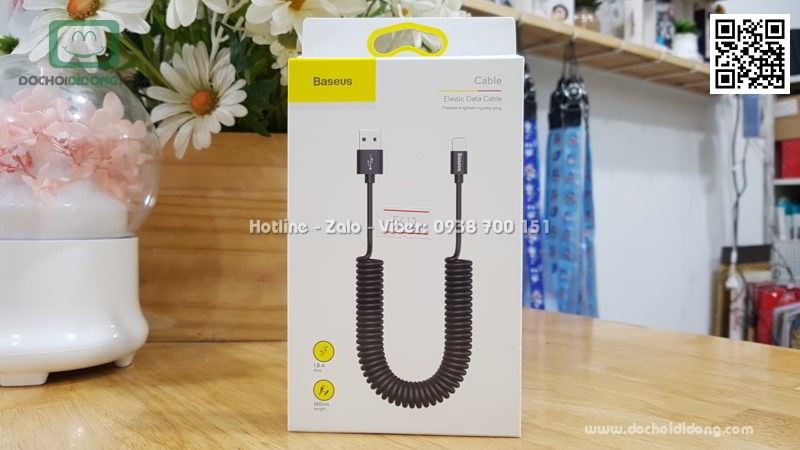 Cáp lightning iphone Baseus kiểu dây điện thoại bàn