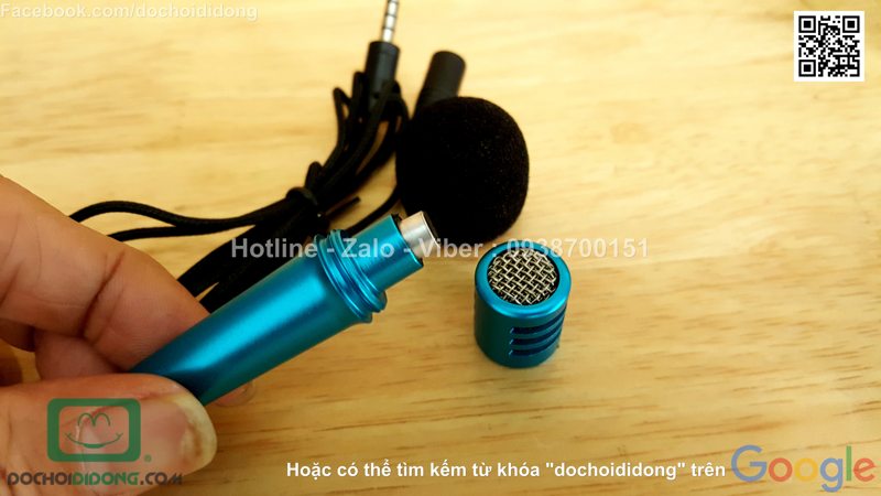 Micro hát karaoke dành cho điện thoại cỡ nhỏ