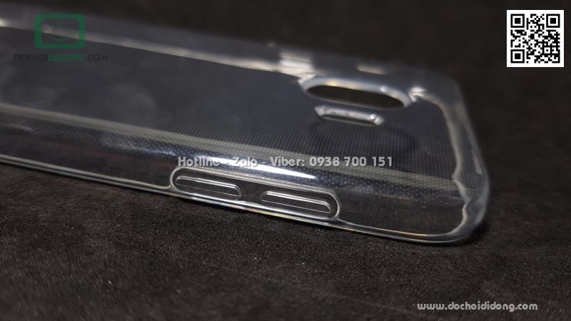 Ốp lưng Samsung J4 Dada dẻo trong siêu mỏng