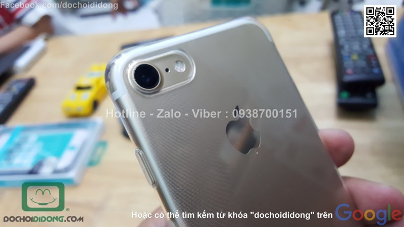 Ốp lưng iPhone 7 Nillkin dẻo trong siêu mỏng