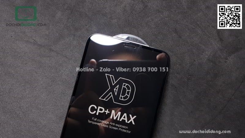 Miếng dán cường lực full màn hình iPhone X Nillkin XD CP Max  9H