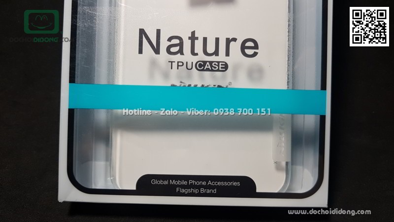 Ôp lưng iPhone Xs Max Nillkin dẻo trong siêu mỏng