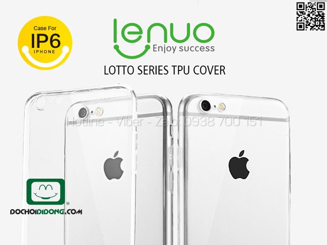 Ốp lưng iPhone 6 Lenuo dẻo trong siêu mỏng