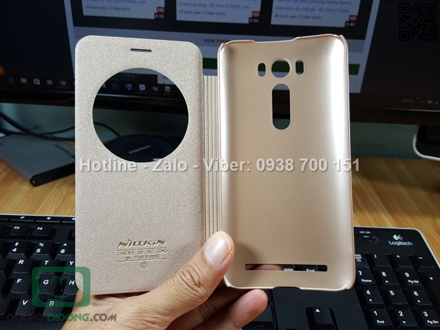 Bao da Asus ZenFone 2 Laser ZE500KL Nillkin Sparkle