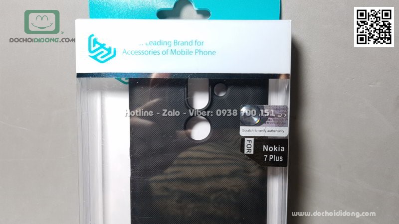 Ốp lưng Nokia 7 Plus Nillkin vân sần