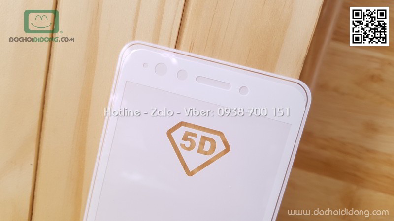 Miếng dán cường lực full màn hình Oppo F3 Zacase full keo