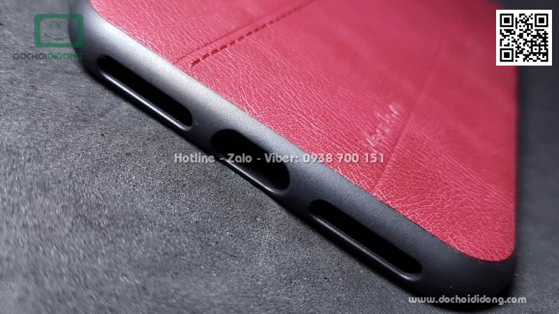 Ốp lưng iPhone XS Max Mean Love lưng da chống sốc