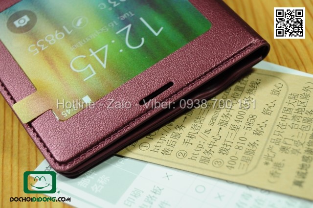 Flip cover Samsung Galaxy Note 4 chính hãng