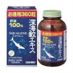 Dầu gan cá mập Squalene Orihiro 360 viên